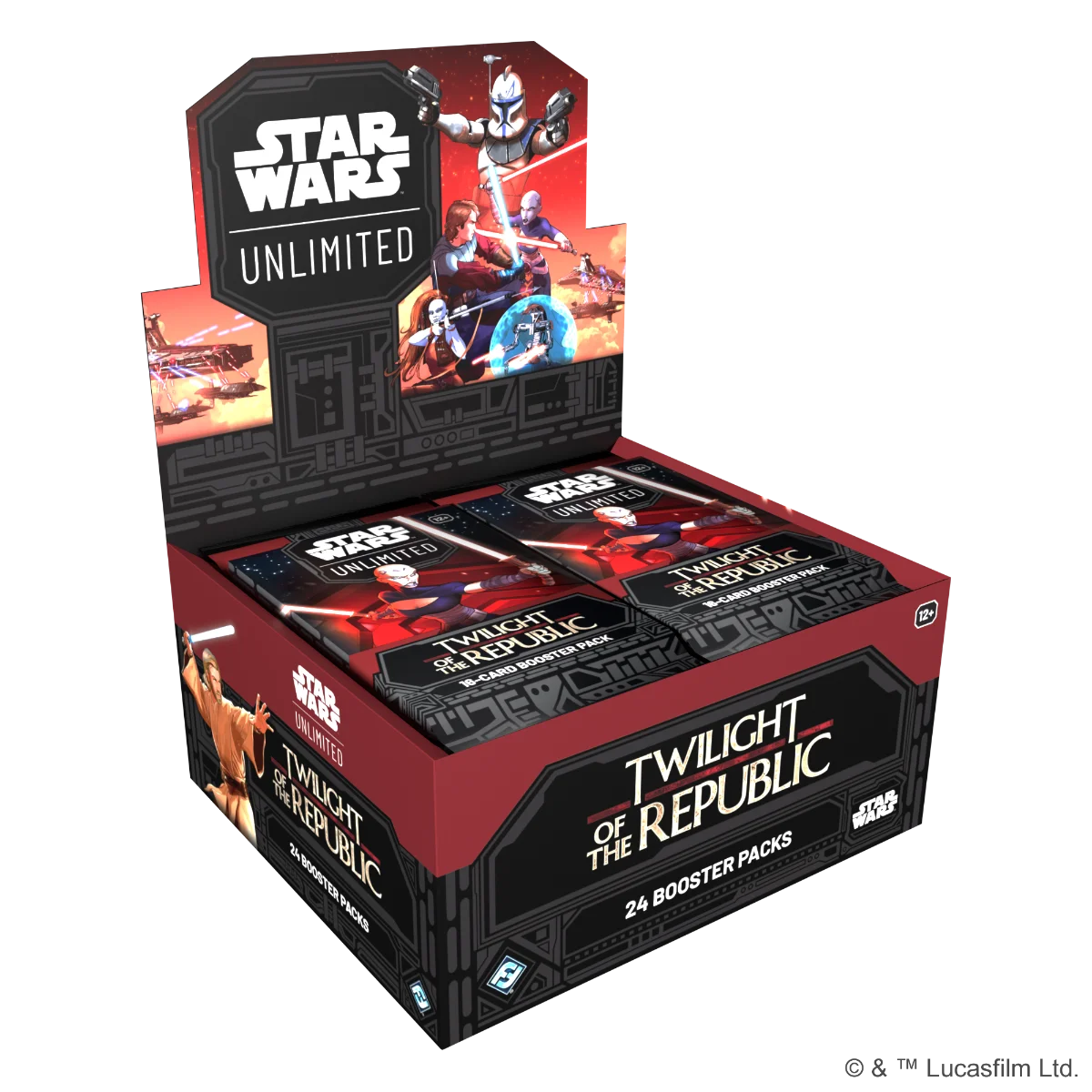 Star Wars Unlimited CCG: Twilight of the Republic - Booster-Display