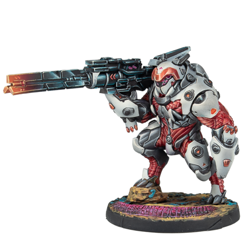 action figure, robot, gun, armor, base