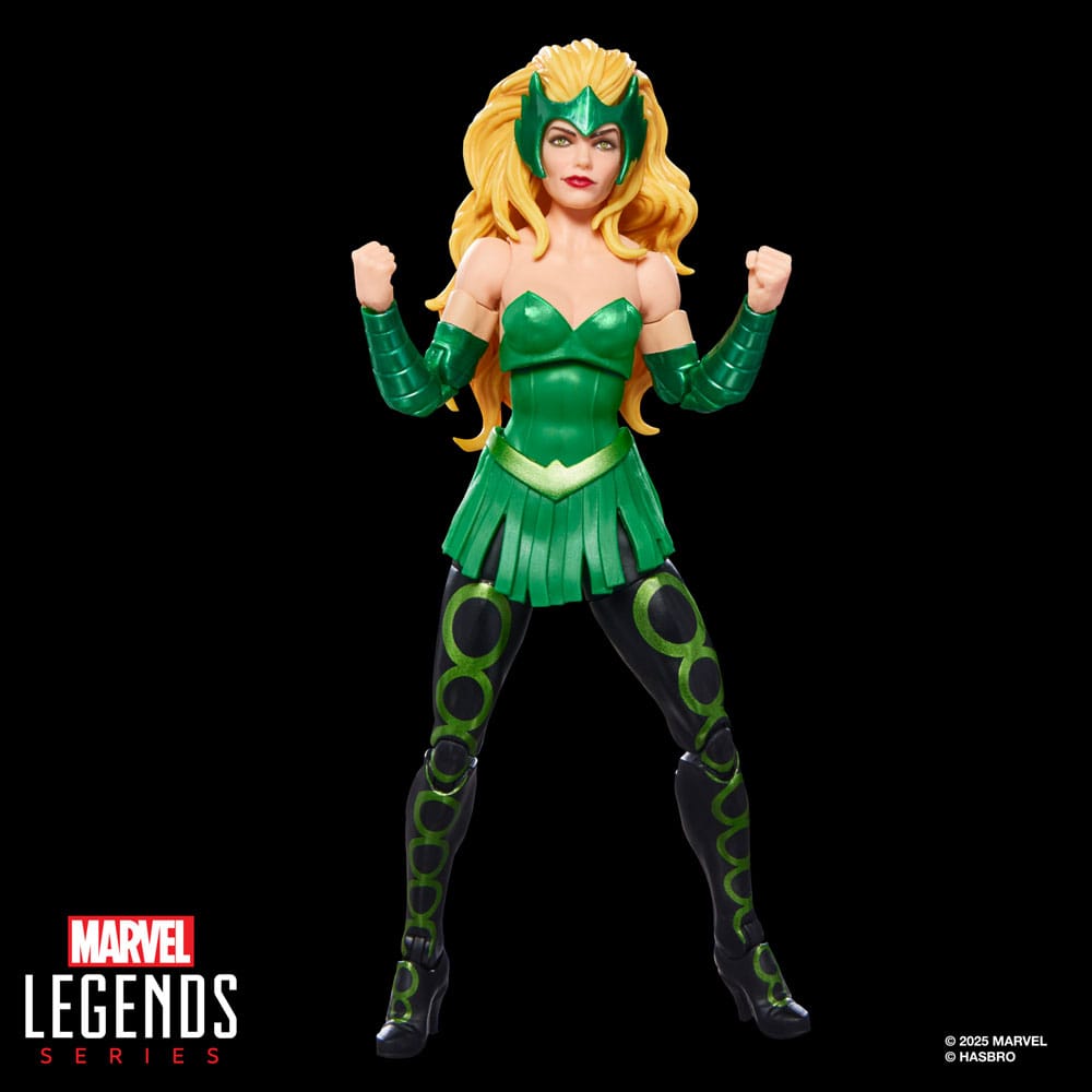 Marvel Legends AF: Enchantress (BaF: Executioner) 15cm Bekleidung, Kostüm, Person, Figur, Gesicht
