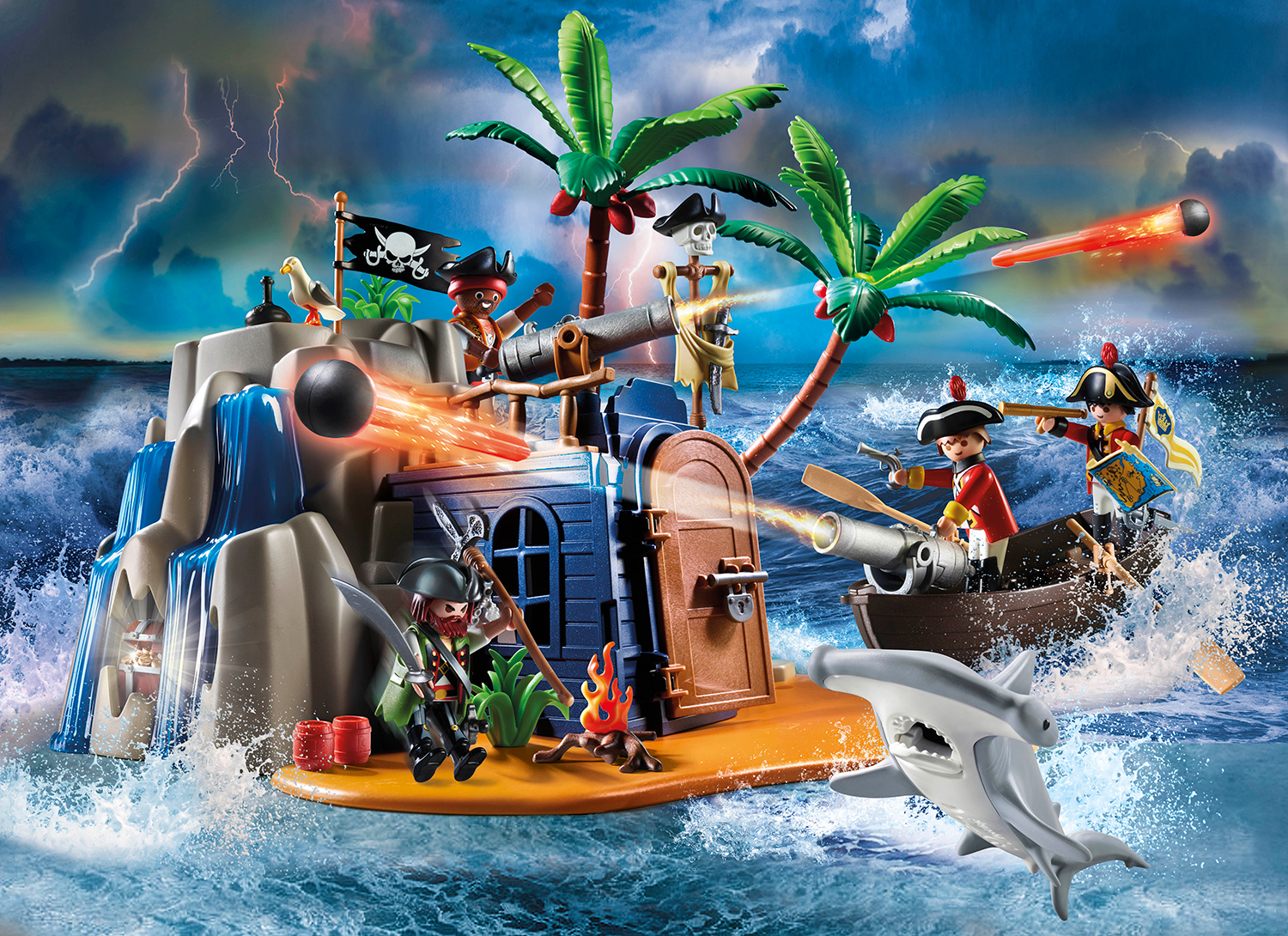 Playmobil: Pirates - Pirateninsel mit Schatzversteck Playmobil: Pirates - Pirateninsel mit Schatzversteck