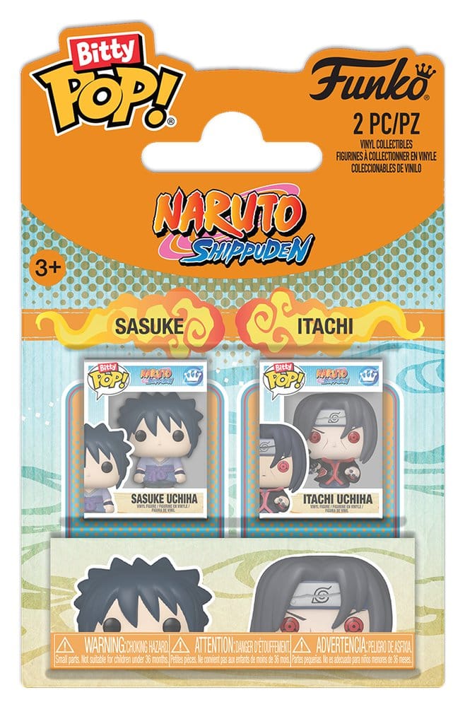 naruto, sasuke, itachi, funko, figurines