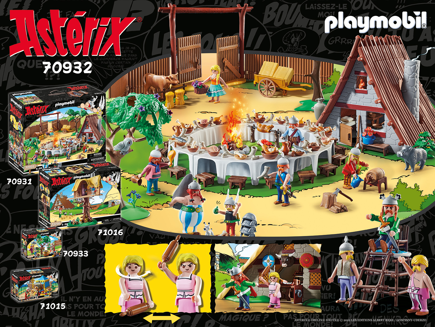 Playmobil: Asterix - Hütte des Majestix