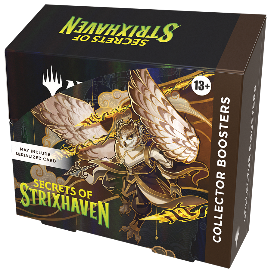 Spielkarten-Box, Secrets of Strixhaven, Collectible Boosters, Winged creature, Magische Kunst