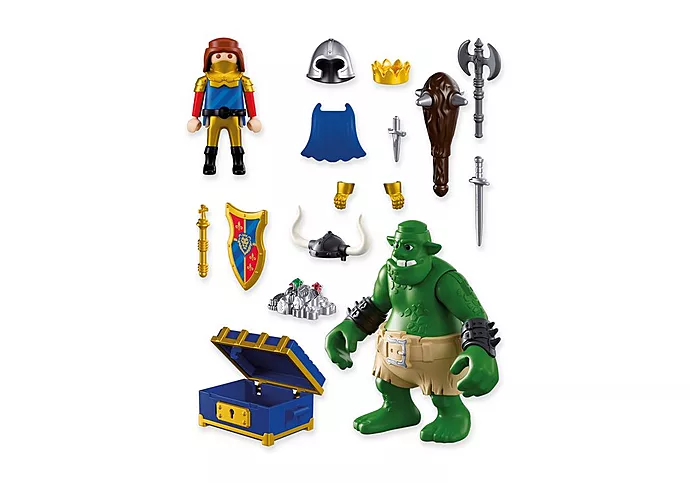 Playmobil: Knights - Troll mit Löwenritterschatz Playmobil: Knights - Troll mit Löwenritterschatz