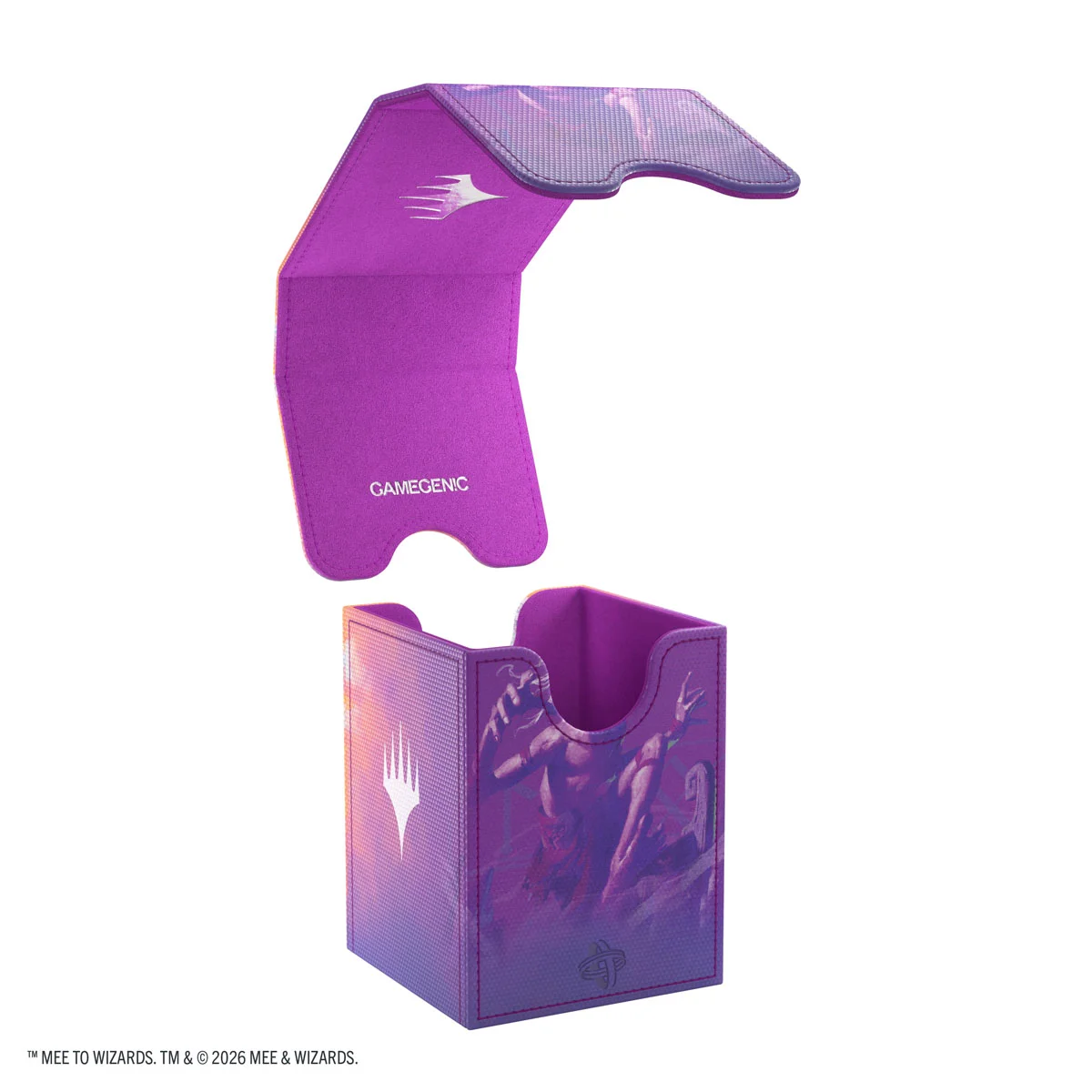 Gamegenic: Magic The Hobbit Squire 80+ XL - Gollum Trading-Card Case, Game accessories, Purple, Storage box, Two-piece set