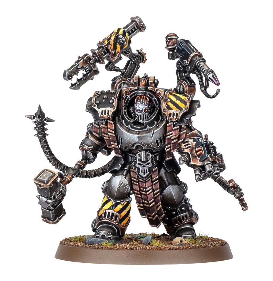 Warhammer 40k: Chaos Space Marines - Kravek Morne Warhammer, Miniature, Power Armor, Battle-scarred, Ornate