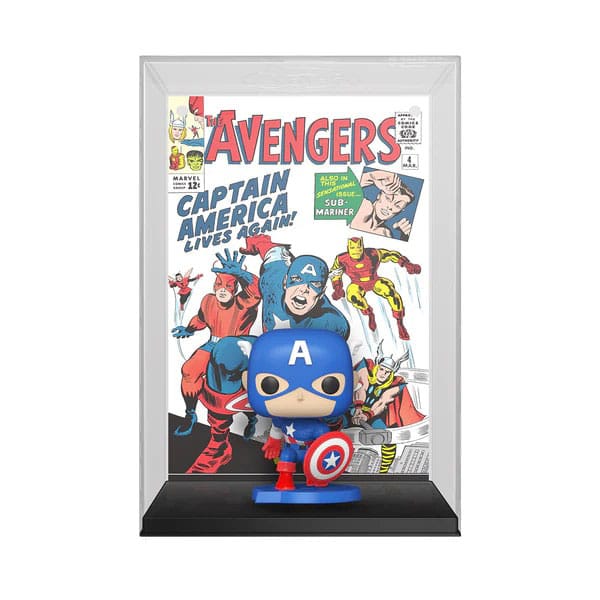 Marvel: POP Captain America Comic Cover Display (27)