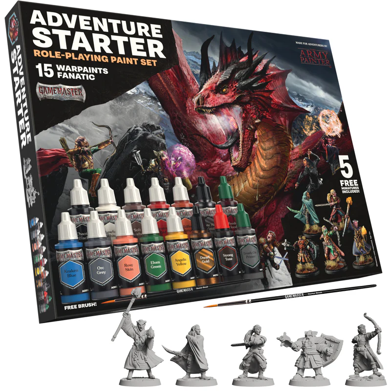 Army Painter: Gamemaster - Adventure Starter Role-Playing Paint Set Army Painter: Gamemaster - Adventure Starter Role-Playing Paint Set