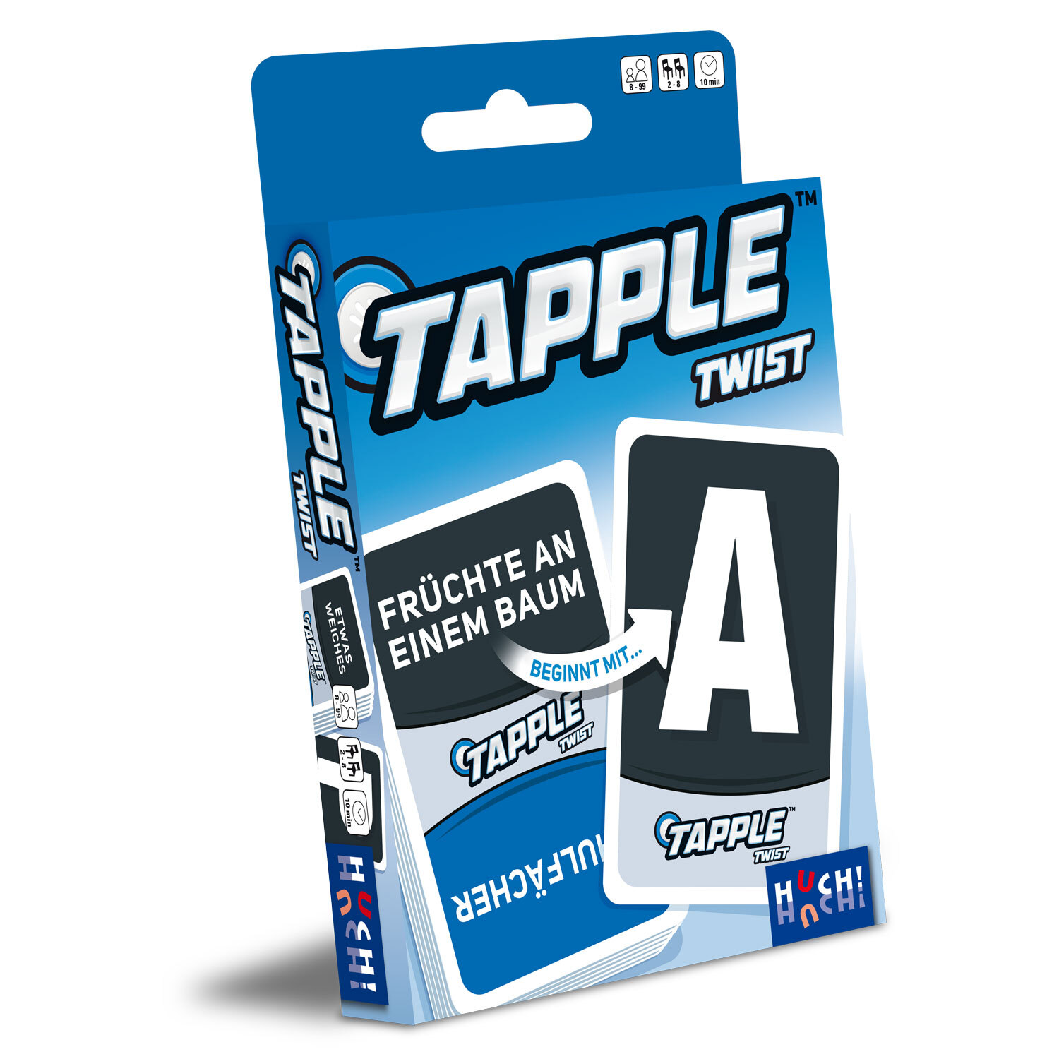 Tapple Twist Kartenspiel Karten-Twist, Früchte an Baum, A-Token, Twist-Spiel, Tablet-Box