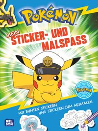 Pokémon Mein Sticker- und Malspaß Pokémon, Stickeralbum, Malspass, Pikachu, Ausmalen