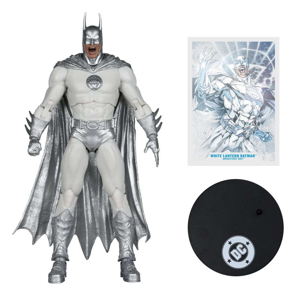Action-Figur, Batman, Silberner Anzug, Cape, DC Comics