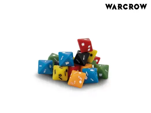 Warcrow: Dice Set würfel, würfelset, spielwürfel, bunt, multicolor