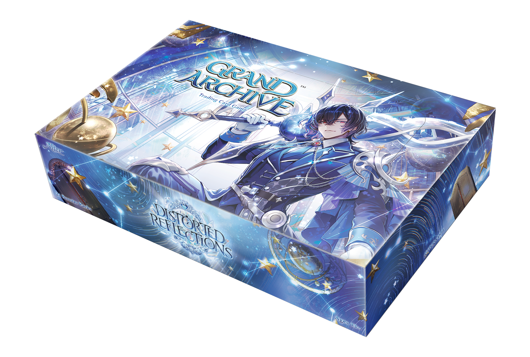 Trading Card Game, Deck Box, Grand Archive, Character Art, Blue Theme