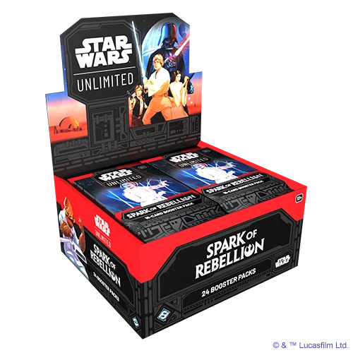 Star Wars Unlimited CCG: Spark of Rebellion - Booster-Display