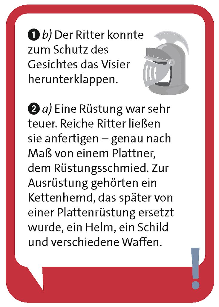 Pocket Quiz Junior: Ritter & Burgen Ritter, Rüstung, Plattner, Helm, Schild