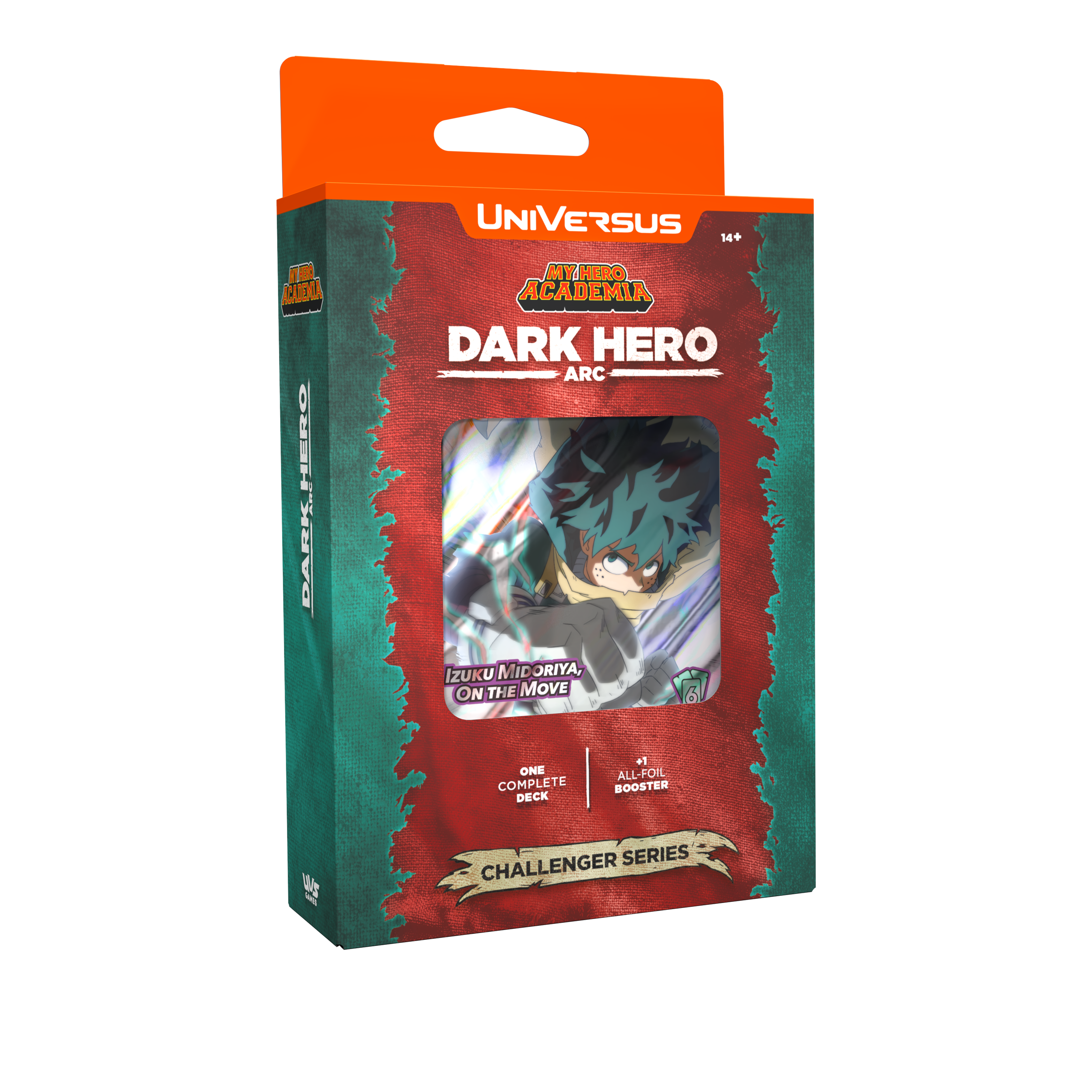Universus CCG: My Hero Academia Challengers Series Deck "Dark Hero Arc" Universus CCG: My Hero Academia Challengers Series Deck "Dark Hero Arc"