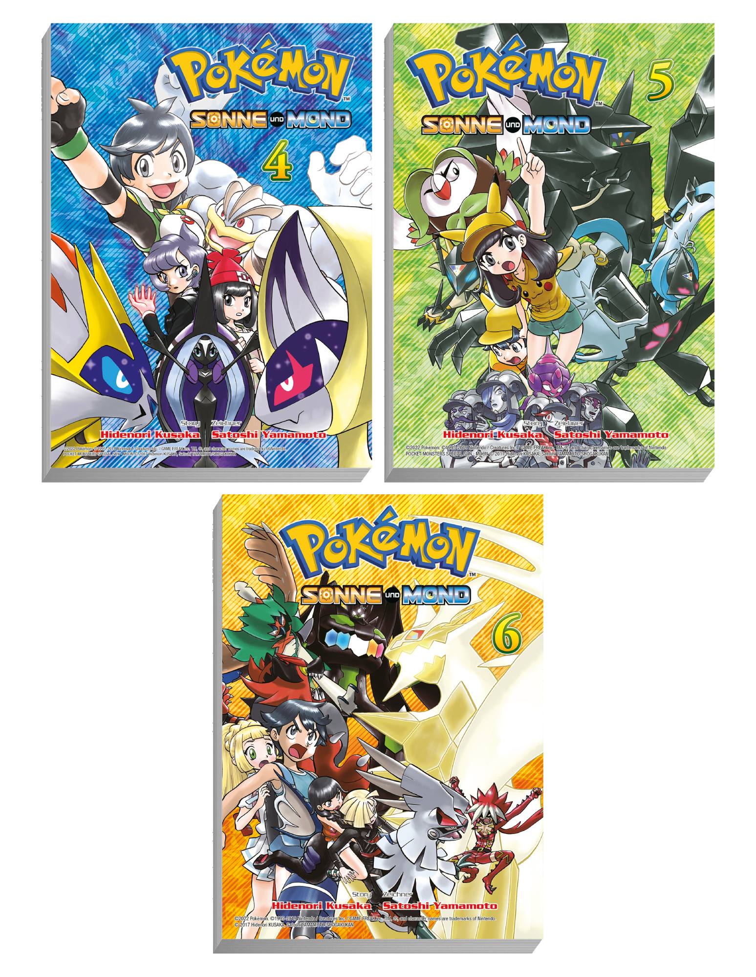 Pokémon - Sonne und Mond Bd.4-6 Manga Pack Pokémon - Sonne und Mond Bd.4-6 Manga Pack
