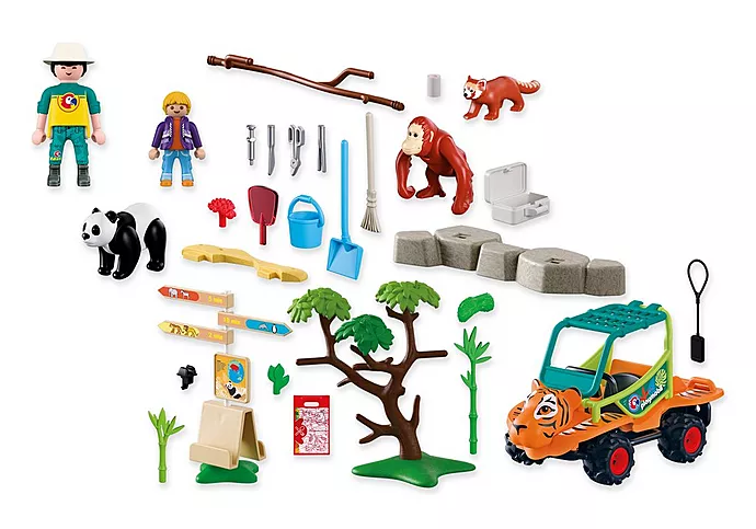 Playmobil: Animals & Friends - Zoo Tierpflegermobil