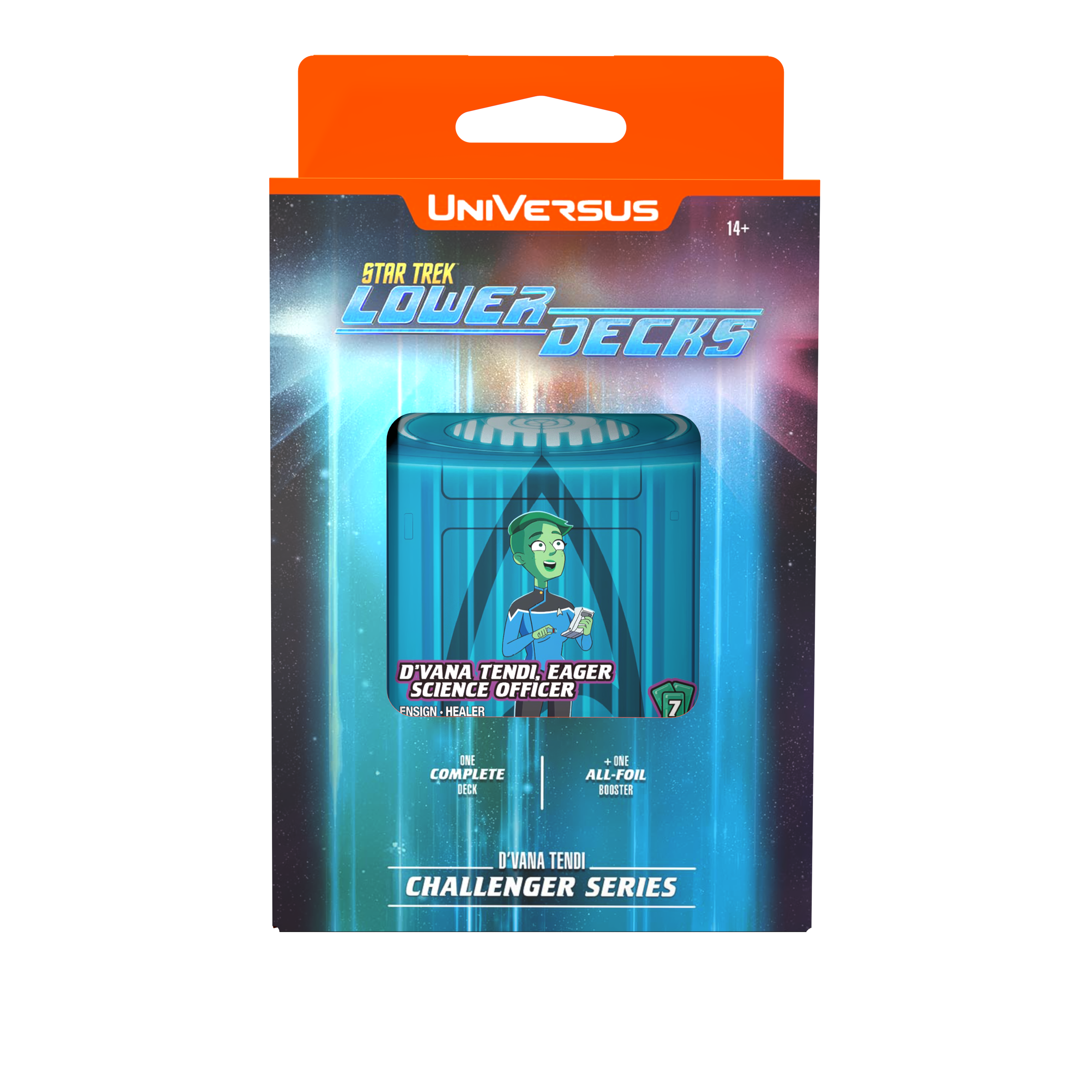 Universus CCG: Star Trek Lower Decks Challenger Series Deck "D'Vana Tendi" Universus CCG: Star Trek Lower Decks Challenger Series Deck "D'Vana Tendi"