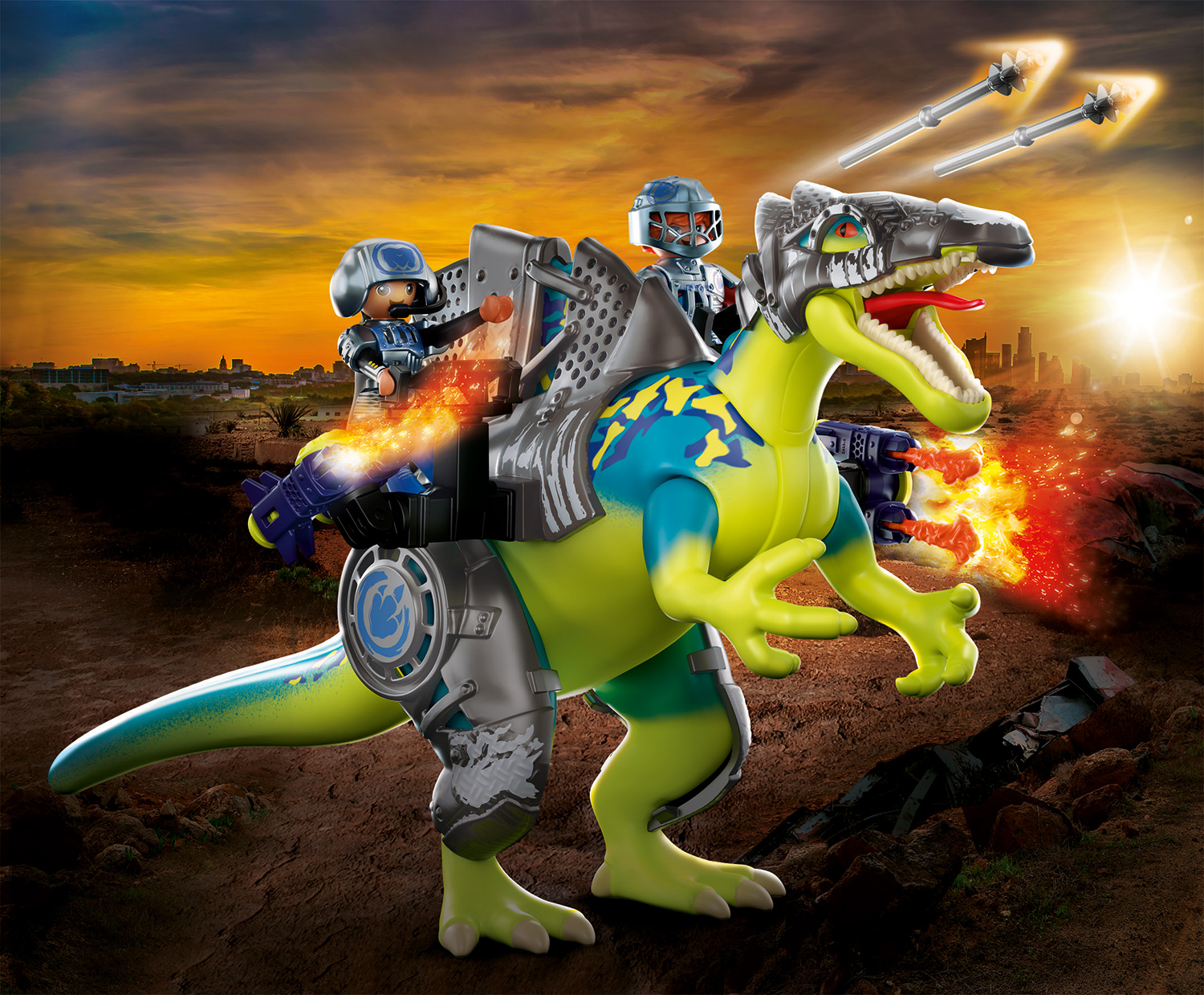 Playmobil: Dino Rise - Spinosaurus Doppelte Verteidigungs-Power