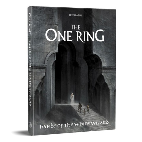 The One Ring RPG 2nd Edition: Hands of the White Wizard buch, der eine ring, hände des weißen zauberers, fantasie, illustration