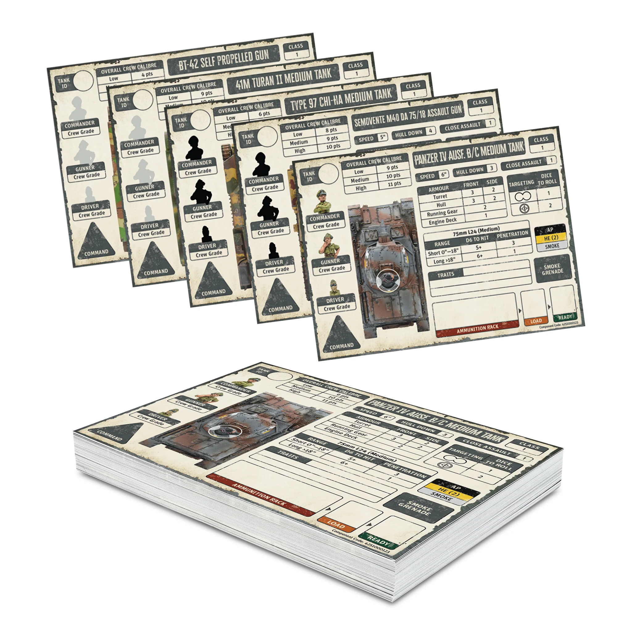 Achtung Panzer!: Axis Card Pack (38 Cards)
