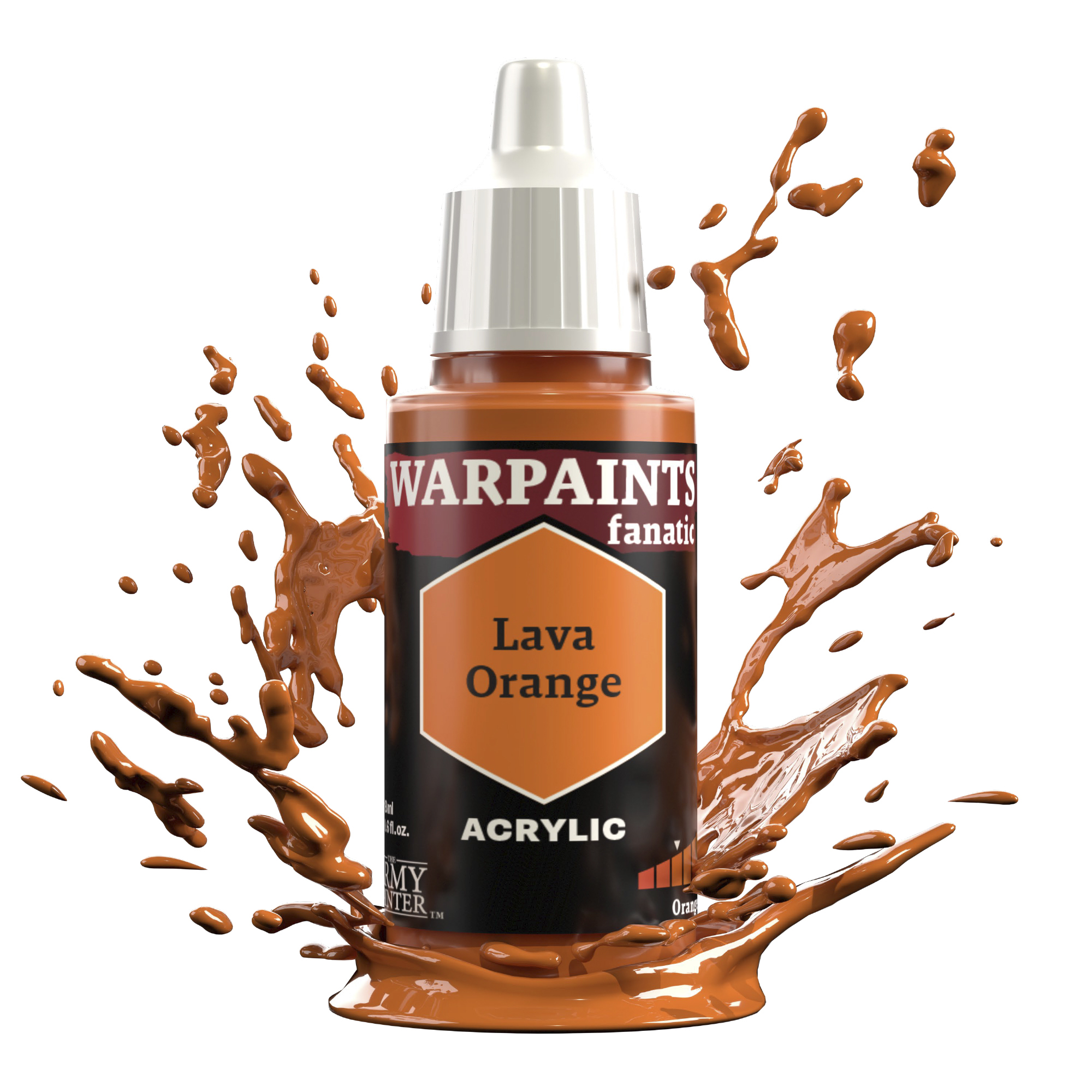 Army Painter: WP Fanatic - Lava Orange Army Painter: WP Fanatic - Lava Orange