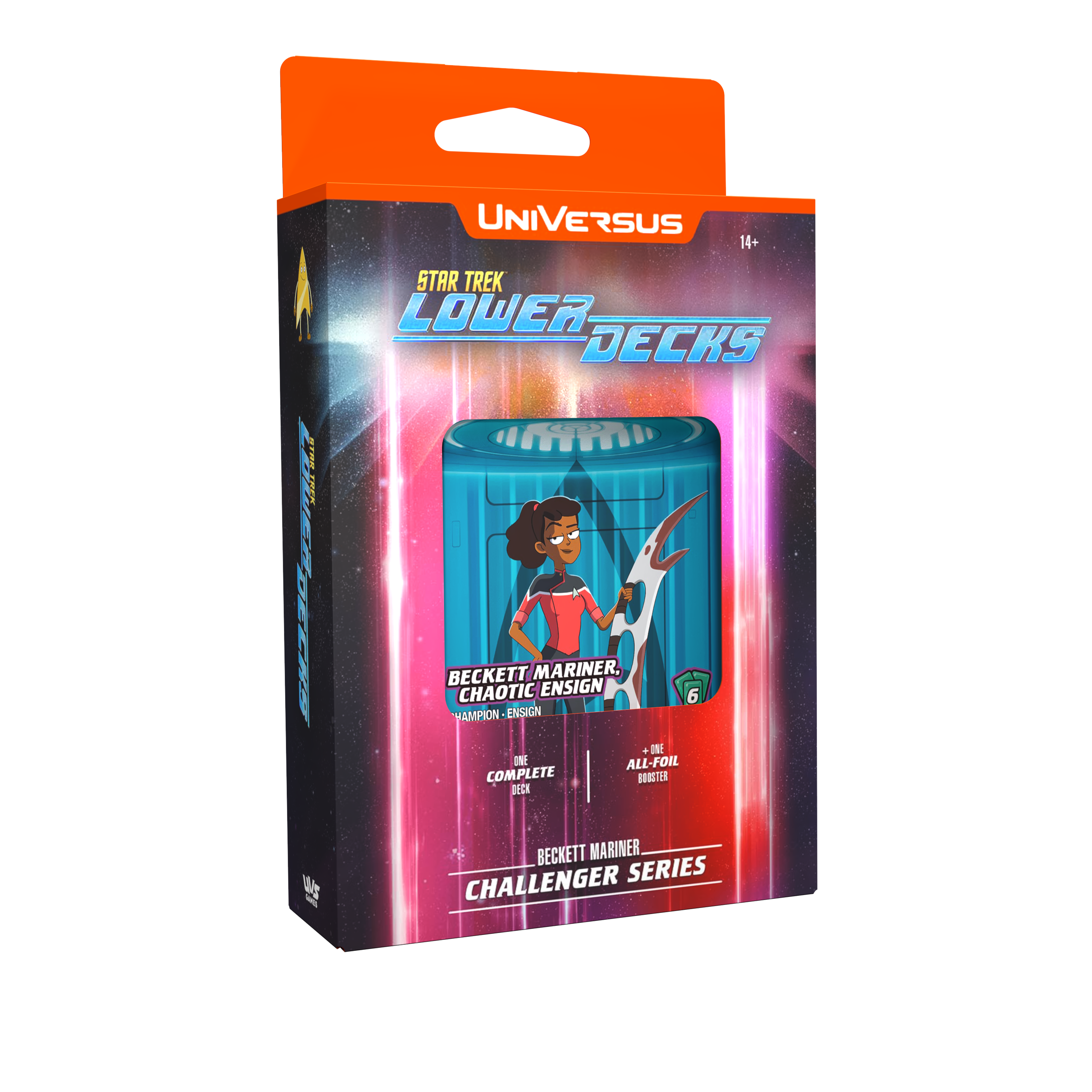 Universus CCG: Star Trek Lower Decks Challenger Series Deck "Beckett Mariner" Universus CCG: Star Trek Lower Decks Challenger Series Deck "Beckett Mariner"