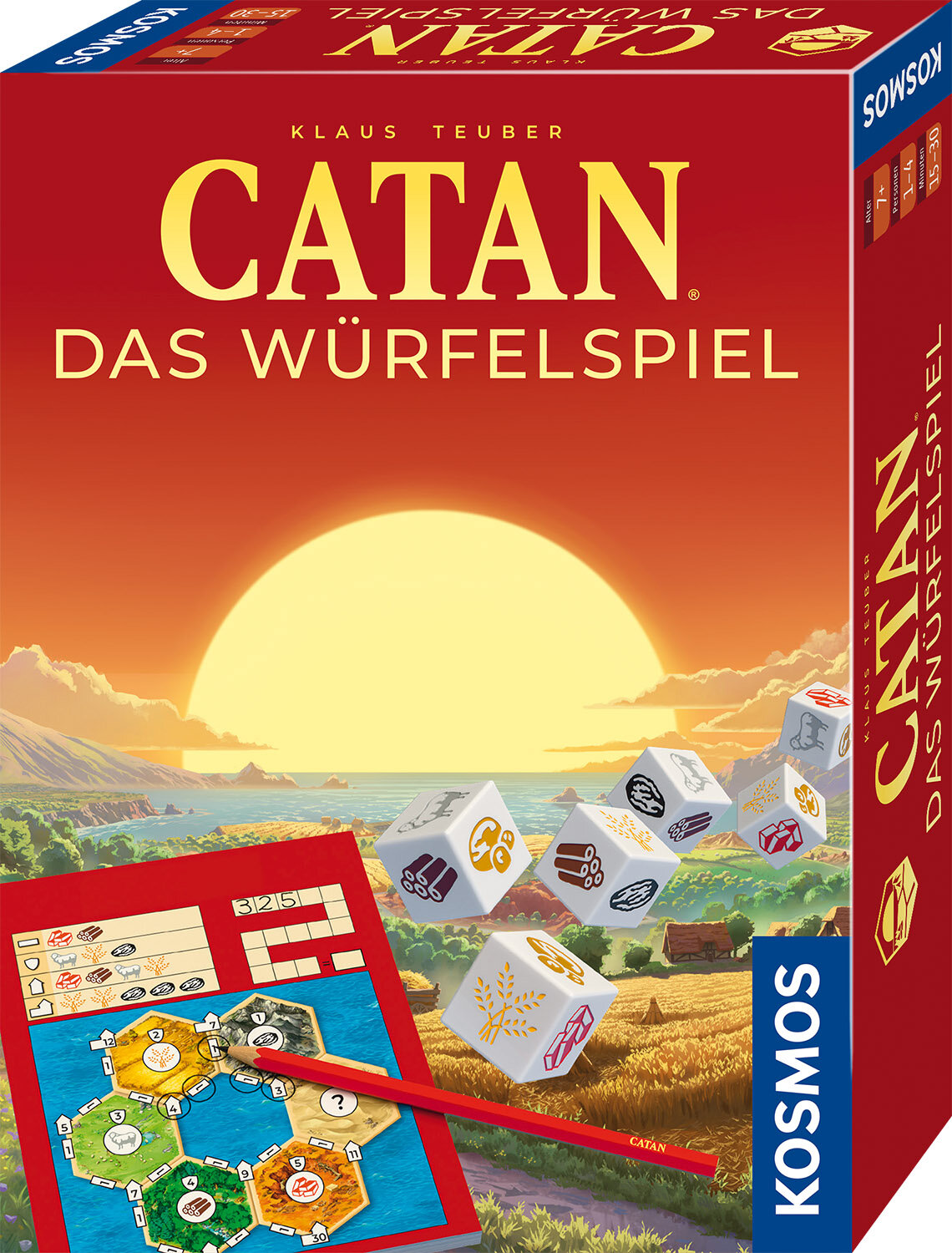 Würfelspiel, Katan, Spielbox, Wüstenrot, Do-it-yourself Spiel