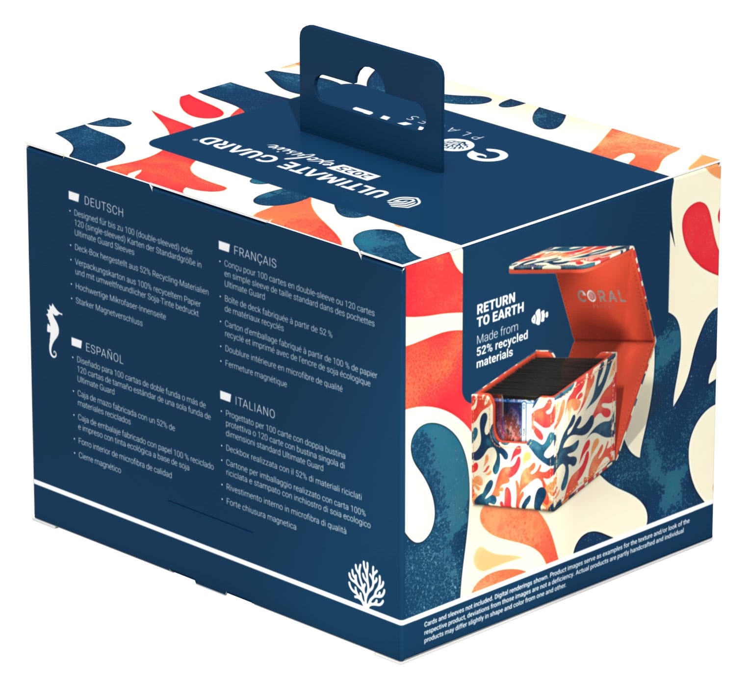Ultimate Guard: Deckbox SideWinder 100+ Xenoskin Coral Places - Mellow Sea Ultimate Guard: Deckbox SideWinder 100+ Xenoskin Coral Places - Mellow Sea