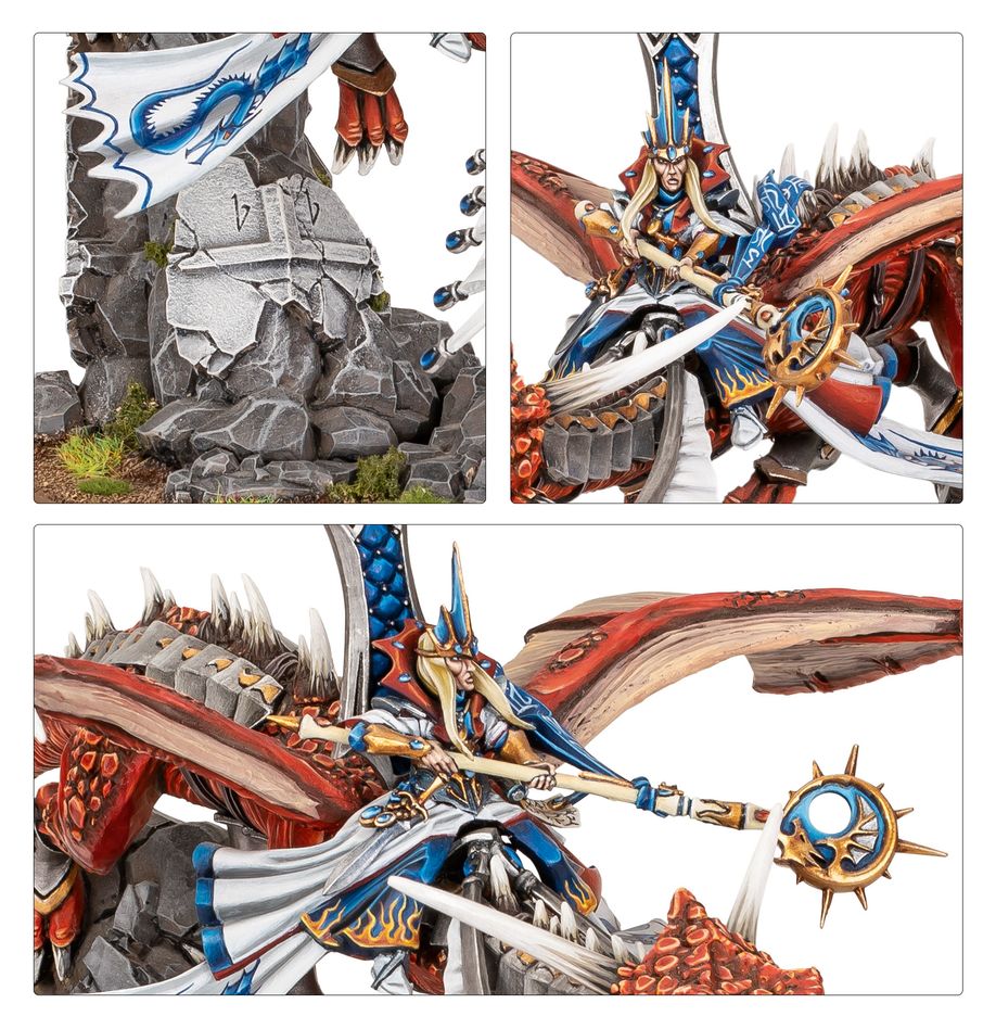 Warhammer: The Old World High Elf Realms - High Elf Lord on Dragon