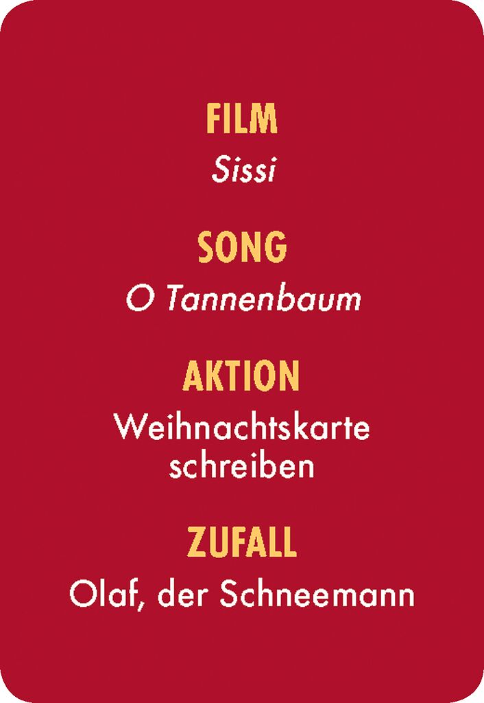 weihnachtskarte, aktion, schriftzug, rot, kartenlayout