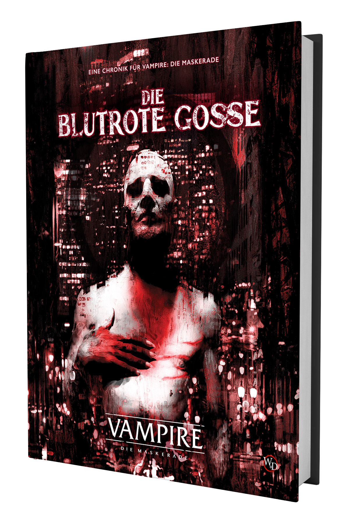 Vampire 5. Edition RSP: Die blutrote Gosse Vampir, Maske, Buchumschlag, Rot, Hauptfigur