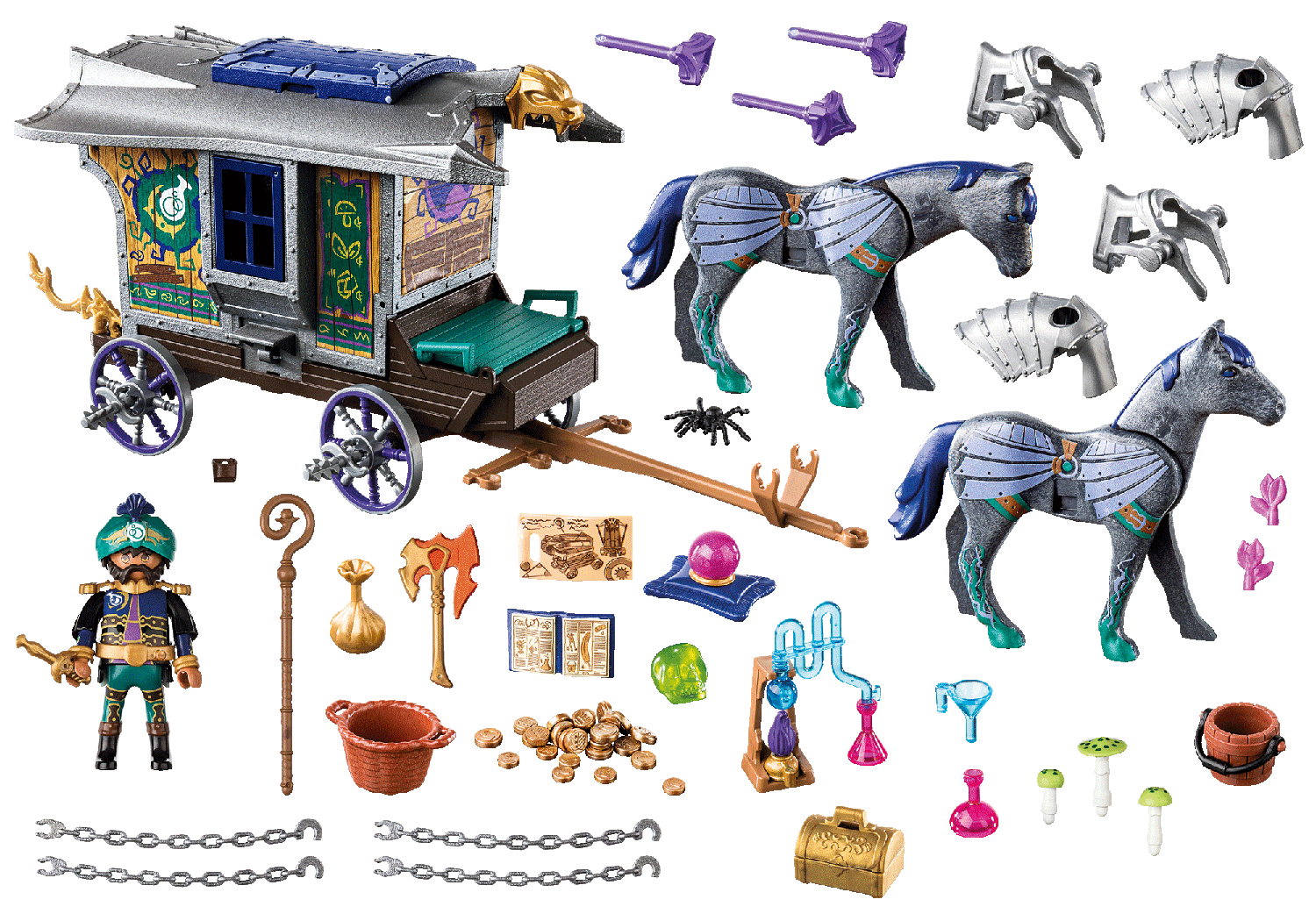 Playmobil: Novelmore - Violet Vale Händlerkutsche Playmobil: Novelmore - Violet Vale Händlerkutsche