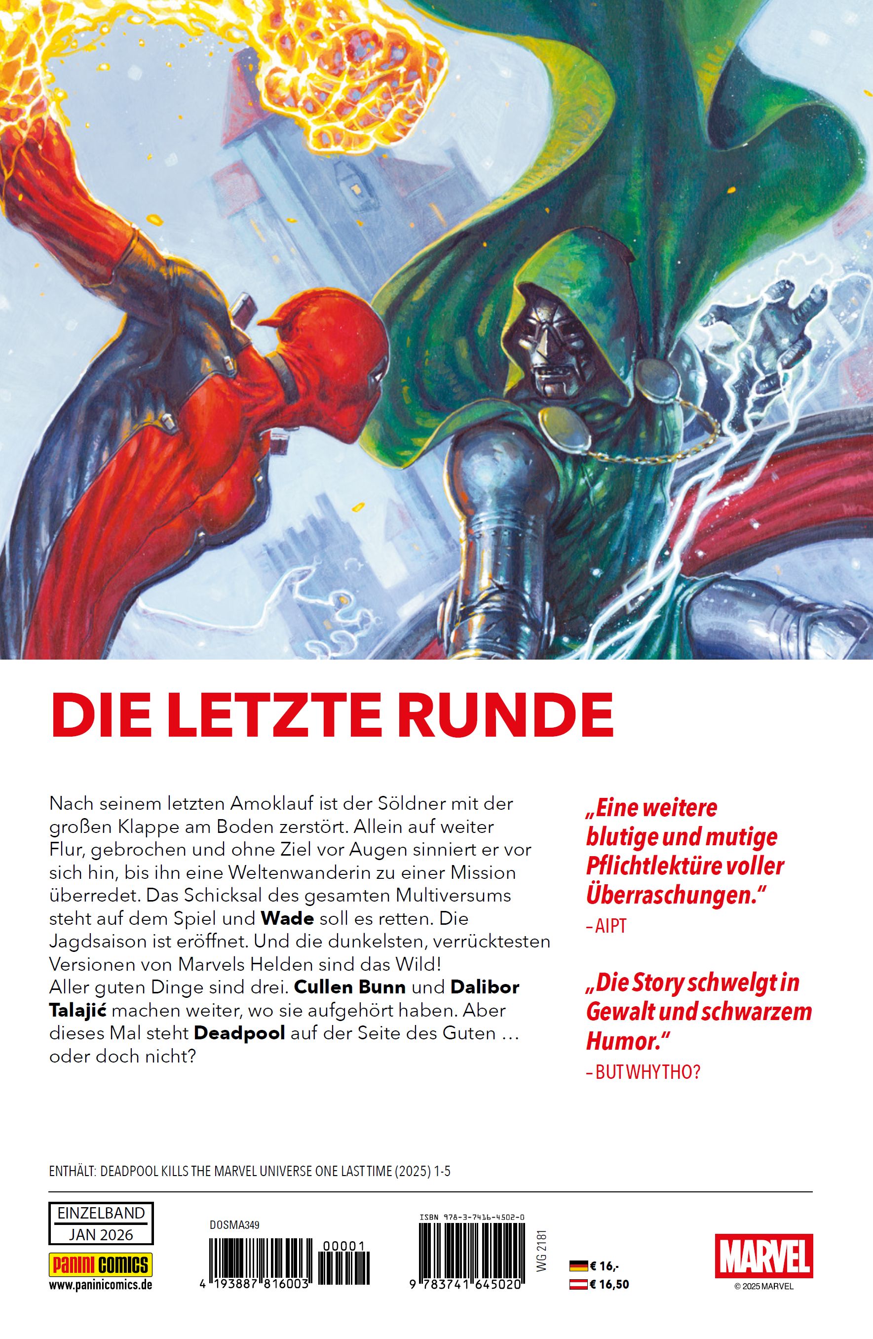 Deadpool killt zum letzten Mal das Marvel-Universum Deadpool killt zum letzten Mal das Marvel-Universum