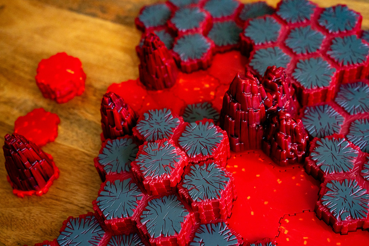 HeroScape: Terrain System - Lava Fields of Valhalla