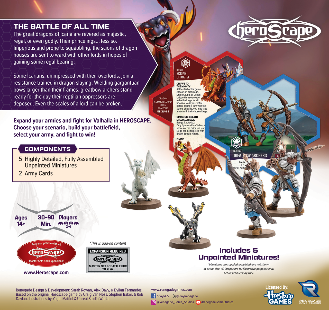 HeroScape: Greatbow Archers & Scions of Icaria Army Expansion HeroScape: Greatbow Archers & Scions of Icaria Army Expansion