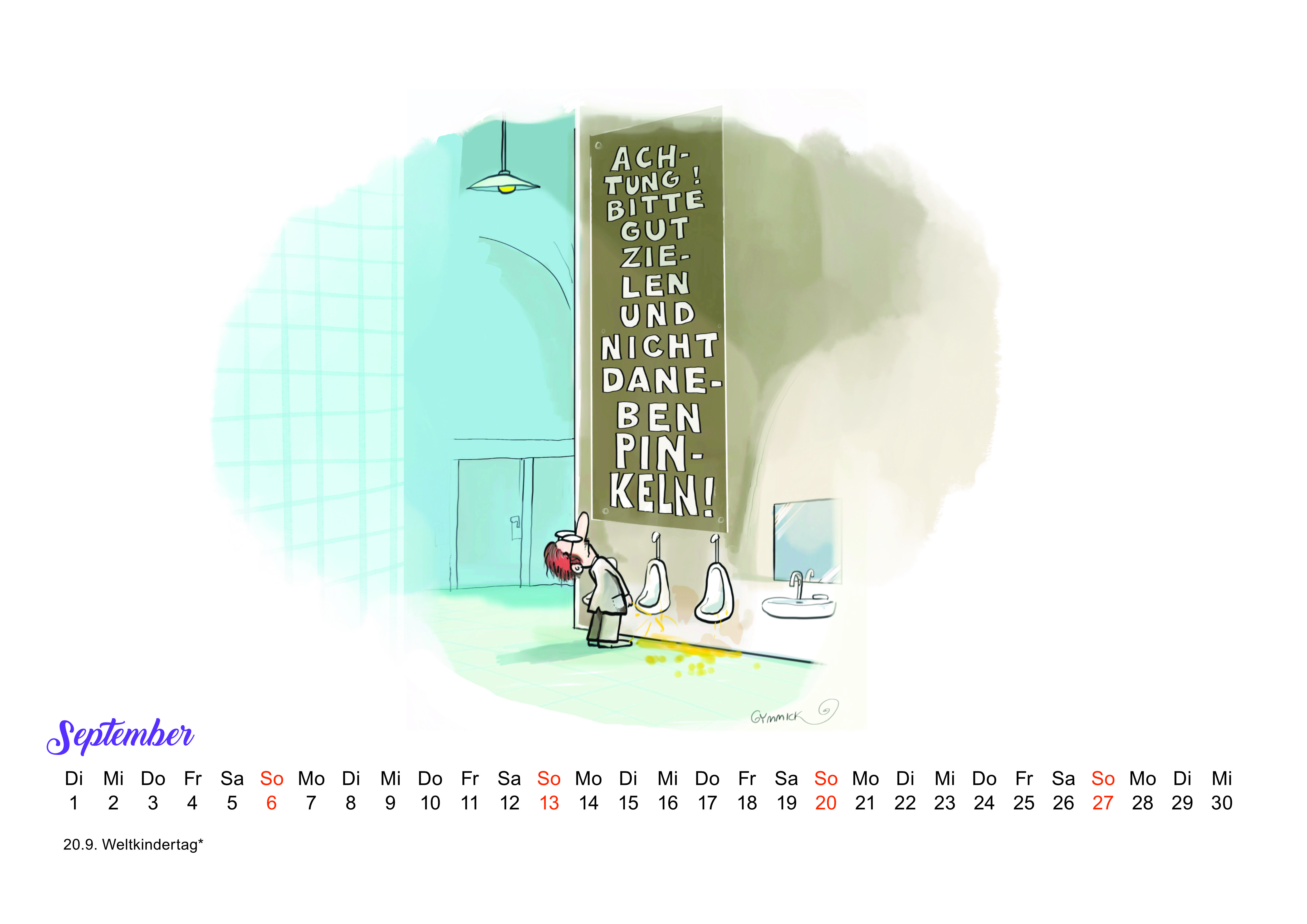 Gymmick: Kalender 2026: 13 Blatt Querformat Gymmick: Kalender 2026: 13 Blatt Querformat