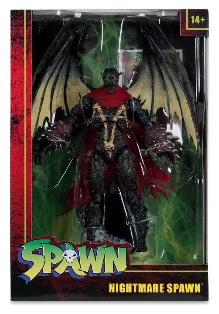action figure, Dämon, Flügel, Rüstung, roter Umhang