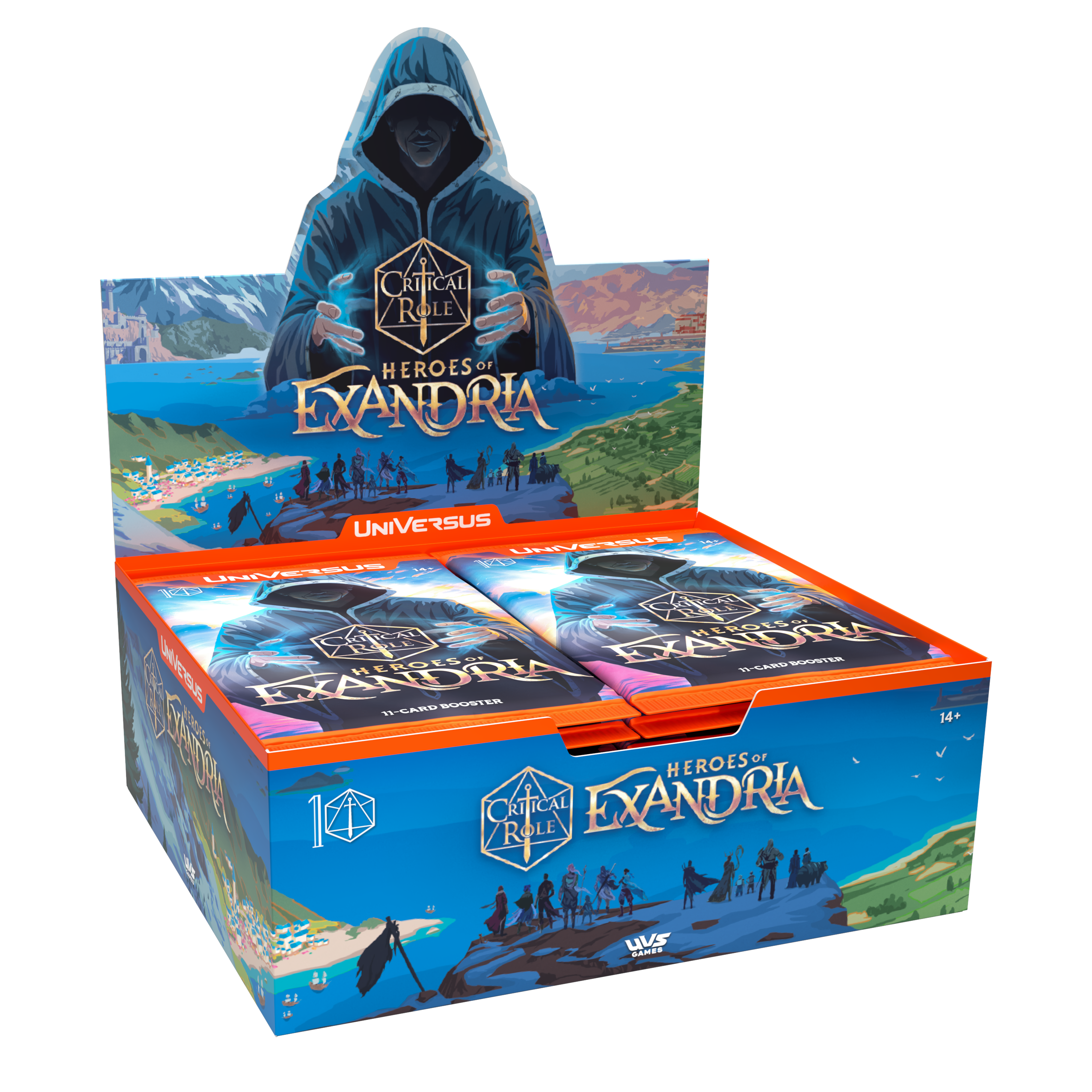 Universus CCG: Critical Role - Heroes of Exandria Booster Display Universus CCG: Critical Role - Heroes of Exandria Booster Display