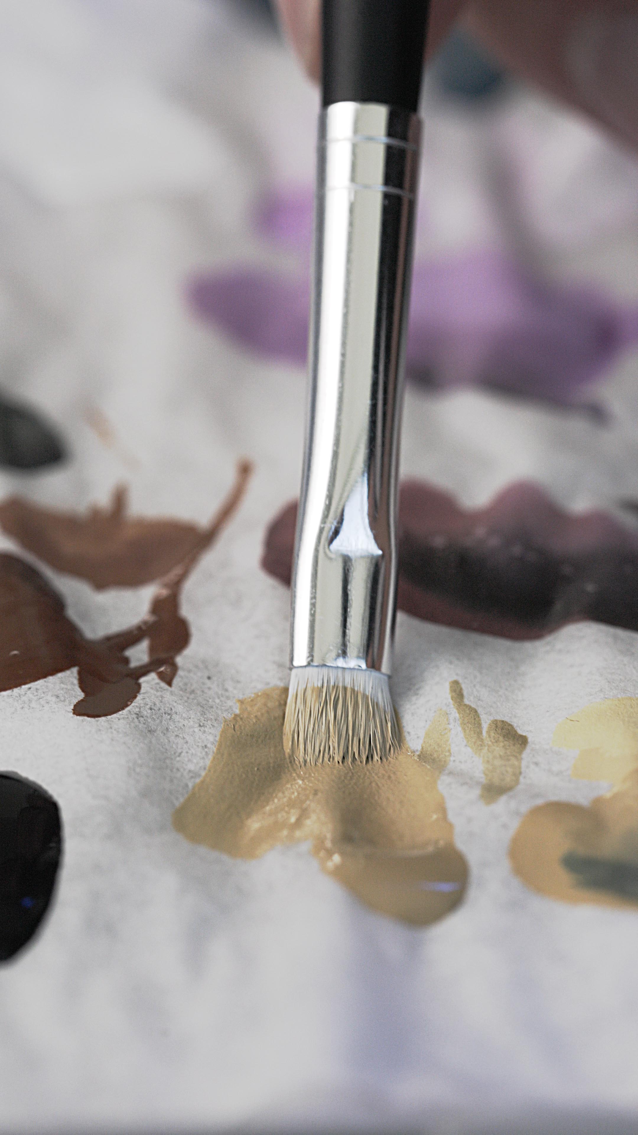 Da Vinci: Dry Brush flach, weiß synth (M) Da Vinci: Dry Brush flach, weiß synth (M)