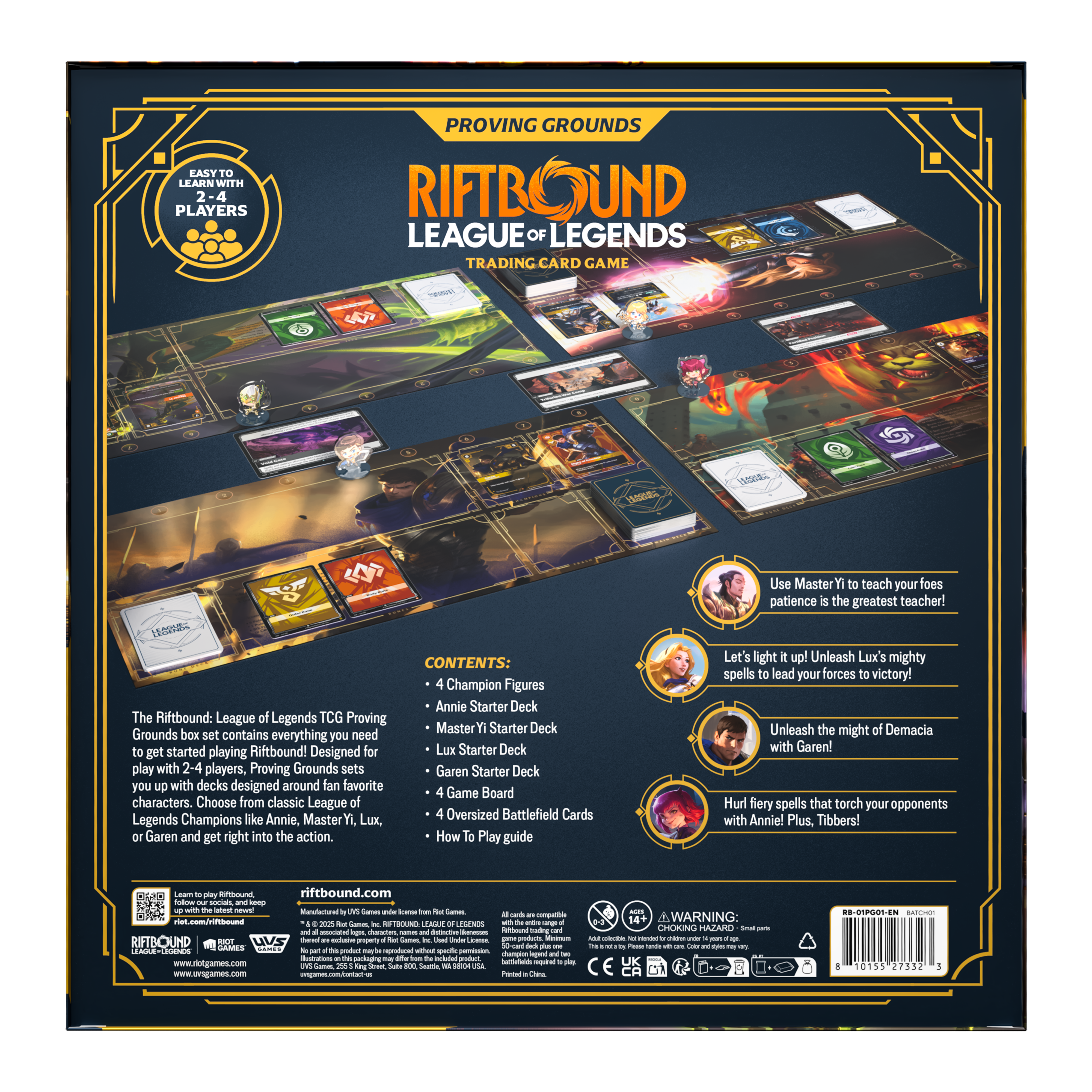 Riftbound TCG: Origins Proving Grounds (Set 01)