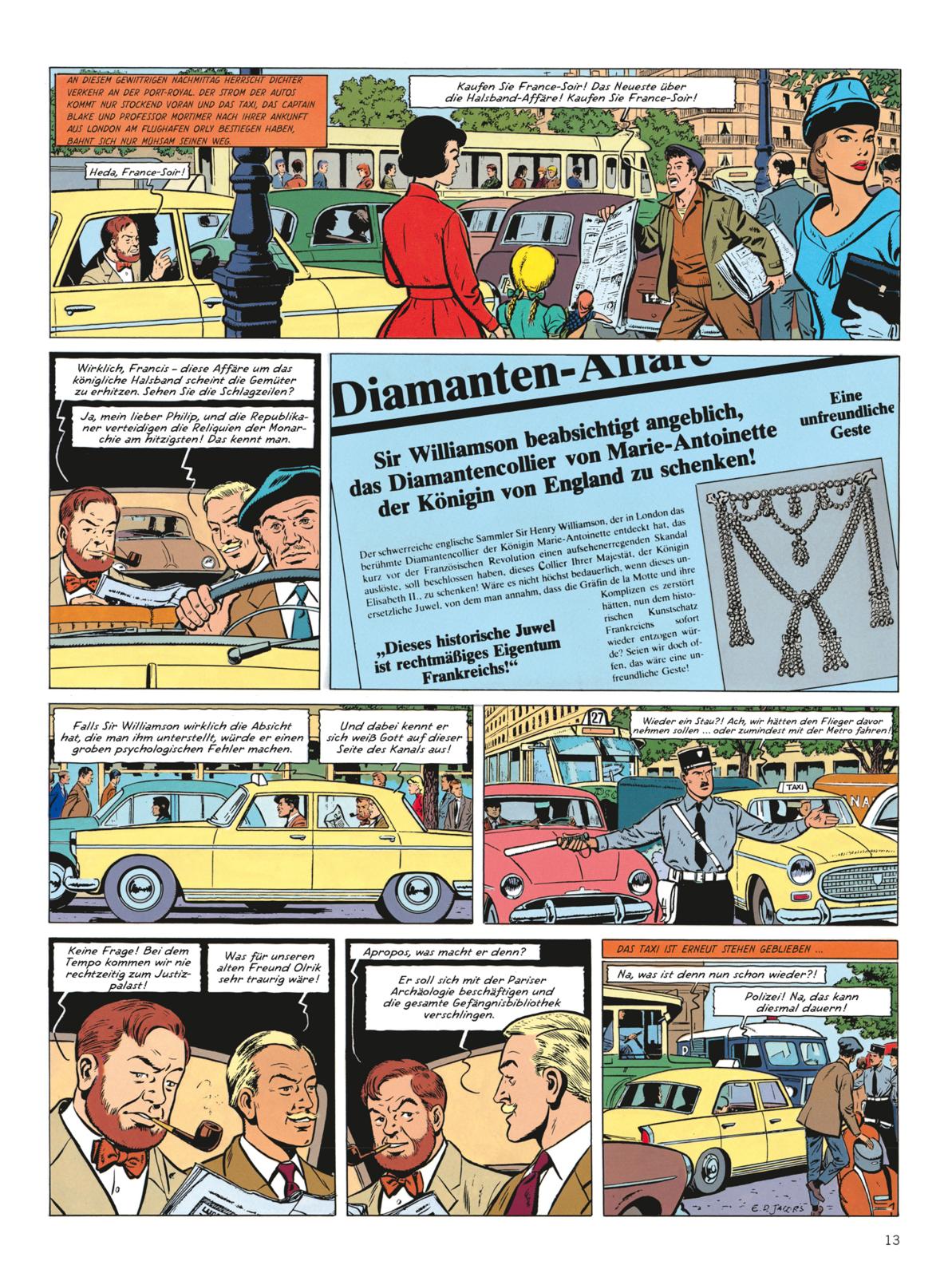 Blake & Mortimer Bibliothek Bd.7: Die Diamanten-Affäre