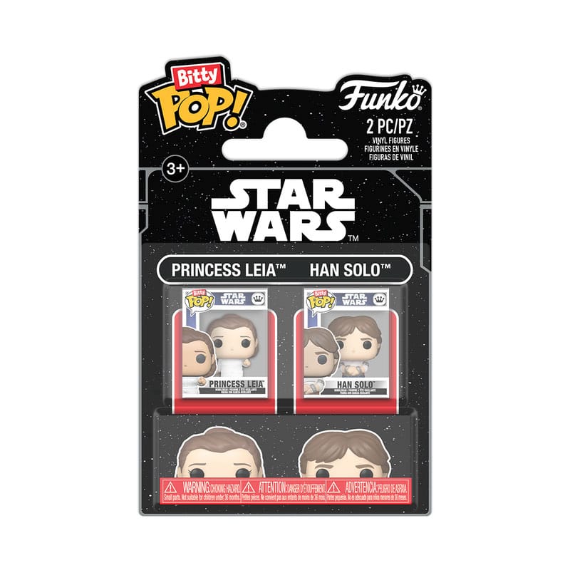 Star Wars: POP Bitty 2er Pack (Leia/Han Solo) Star Wars: POP Bitty 2er Pack (Leia/Han Solo)