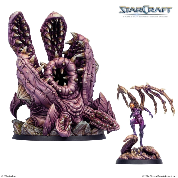 Starcraft TMG: Zerg - Kerrigan & Omega Worm Starcraft TMG: Zerg - Kerrigan & Omega Worm