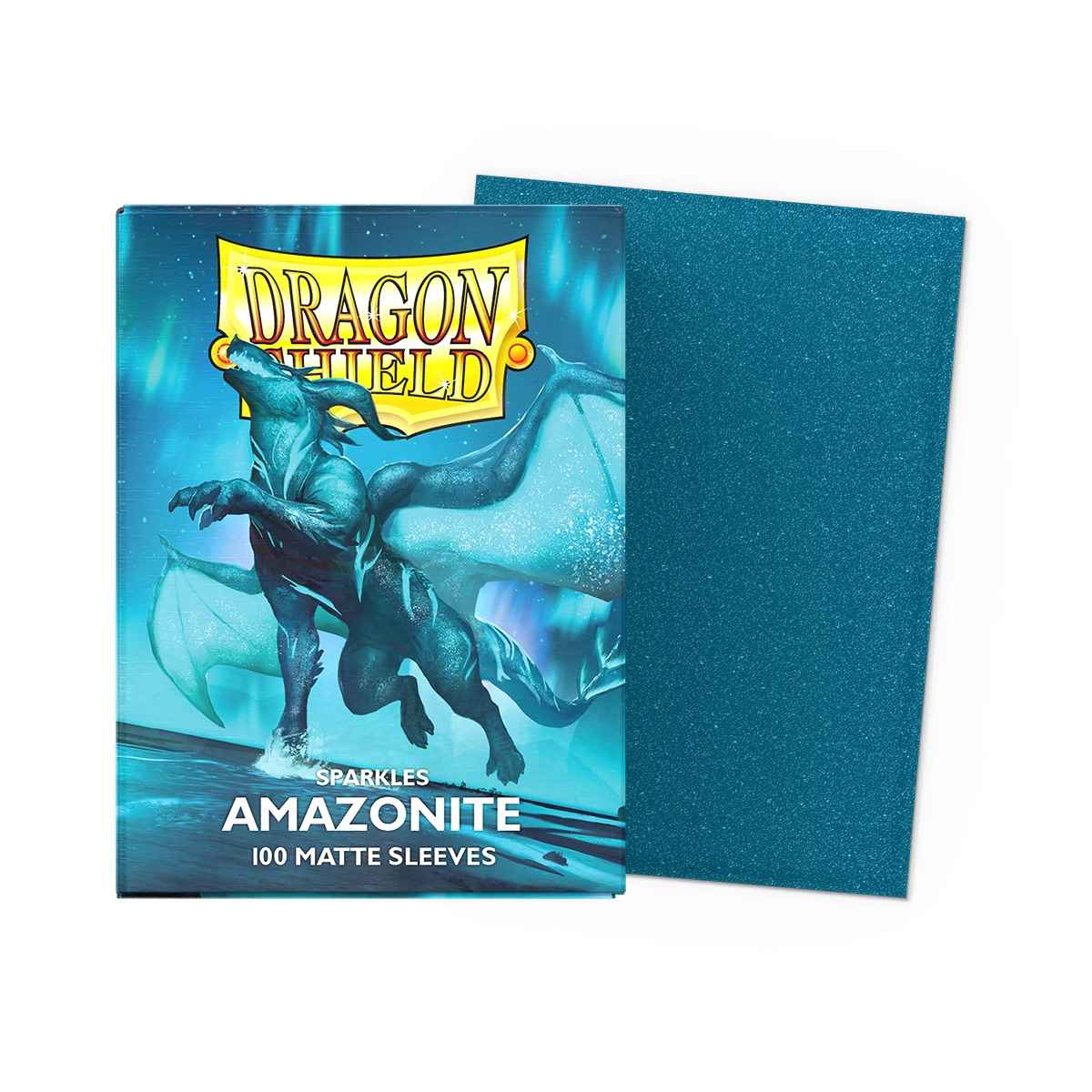 Dragon Shield - Matte Amazonite (Sparkles) Dragonschild, Amazonit, Sparkl es?, matt sleeves, poster