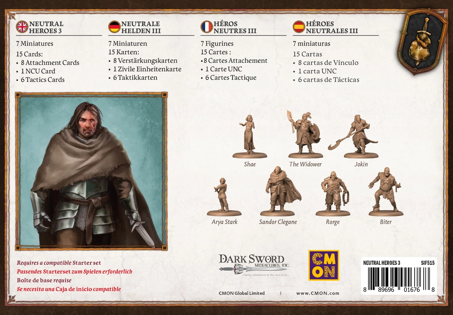 Song of Ice & Fire: Miniaturenspiel - Neutral Heroes 3 Song of Ice & Fire: Miniaturenspiel - Neutral Heroes 3