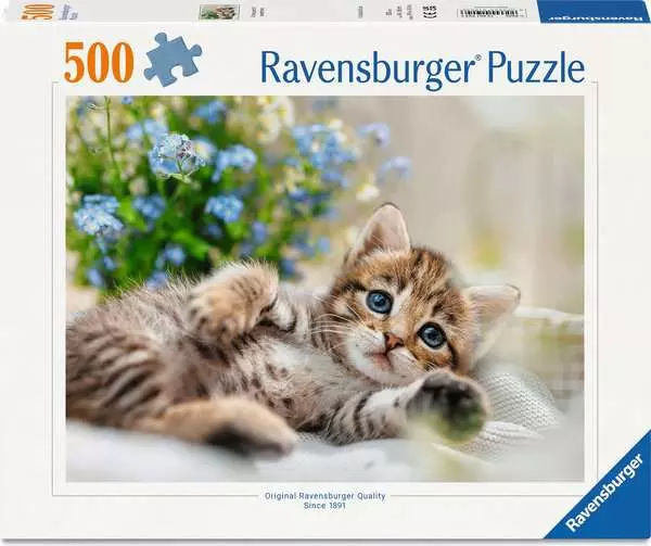 Puzzle: A bouquet of sweetness Katzenpuzzle, Katzenpuzzle, Kätzchen, Tiermotiv, Puzzlespiel