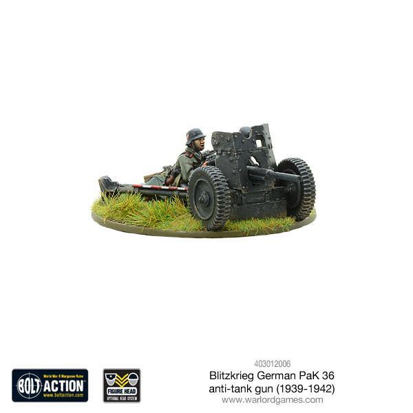 Bolt Action: German - Blitzkrieg Pak-36 Anti-Tank Gun