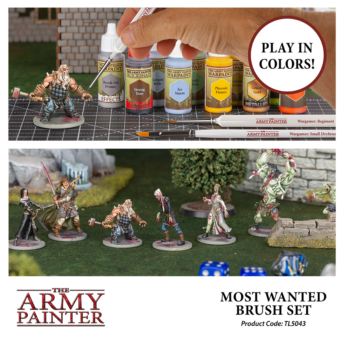 Army Painter: Brush Most Wanted Set ( Neu ) 